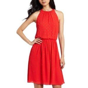 Erin by Erin Fetherston Halter Swing Dress Crystal Rhinestone Size 6 NEW